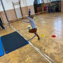 ATLETIKA - PŘESKOK GUMY